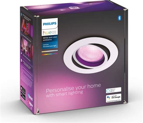 Philips Hue White and Color Ambiance Centura Einbauleuchte rund weiß