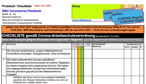 CORONA Gefährdungsbeurteilungen Fachkraft für Arbeitssicherheit in Bayern