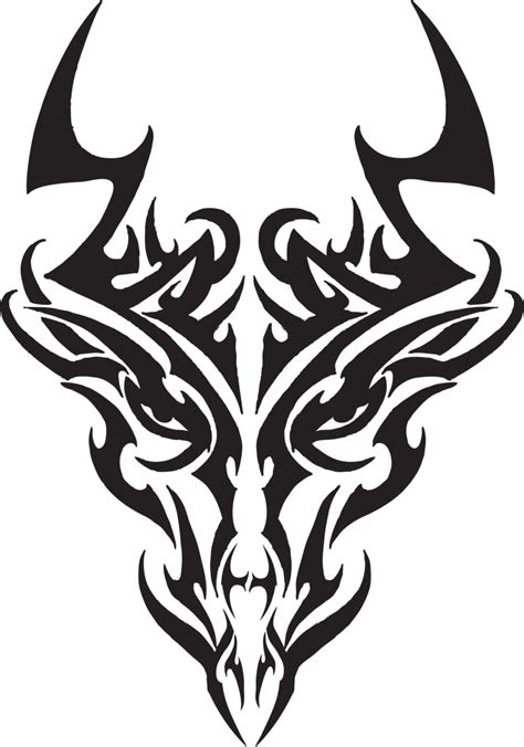 Dragon Head Outline - ClipArt Best