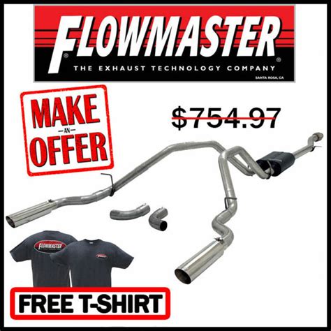 Flowmaster 2014 2019 Chevy Silverado Gmc 1500 53l Dual Stainless Exhaust System Ebay