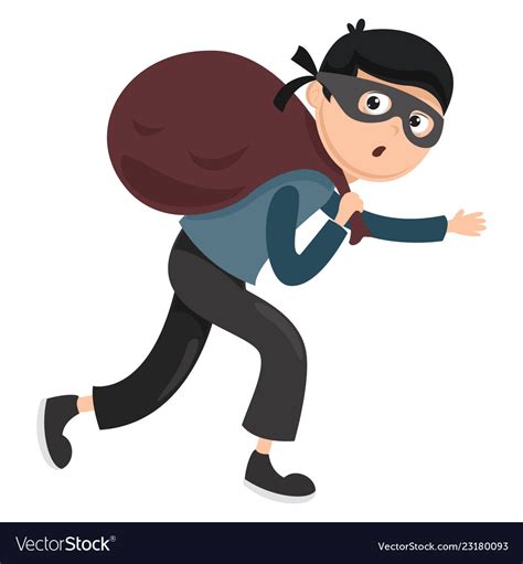 Thief Royalty Free Vector Image Vectorstock