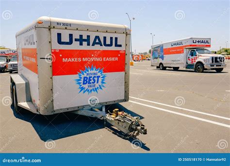 U Haul Moving Van Garage And Parking Lot In Santa Maria California U