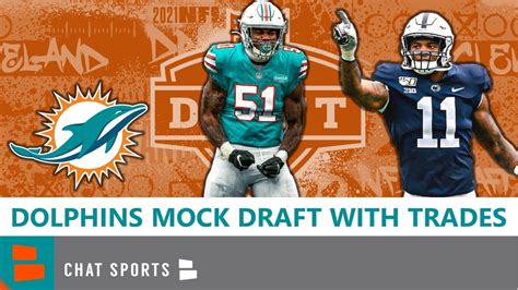 Dolphins Mock Draft With Trades New 2021 Nfl Draft Predictions