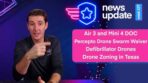 Drone News Air 3 Mini 4 DOC Percepto Drone Swarm Waiver