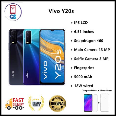 Vivo Y20s Y17 8GB RAM 256GB ROM 13MP LTE Original Smartphone