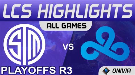 Tsm Vs C Highlights All Games Round Lcs Summer Playoffs Team