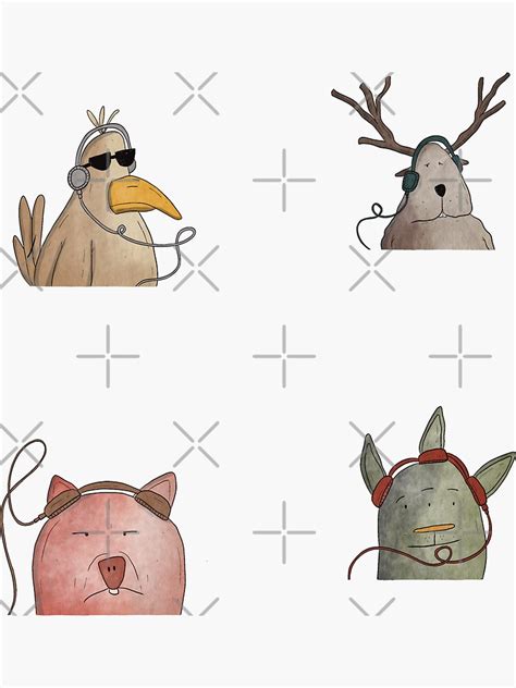 Color Of Genre Sticker Pack 4 Sticker For Sale By Alfaritmi Redbubble