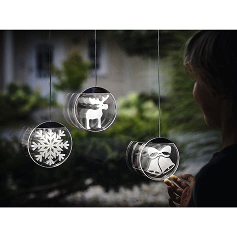 Krinner Led Fensterbild Lumix Deco Lights Glocken Rund Cm