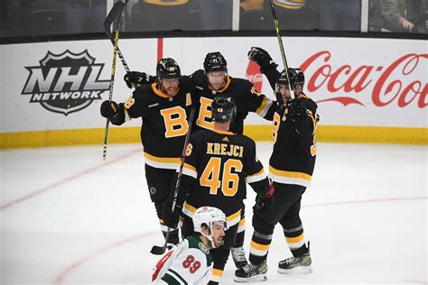 Recap Bruins Top Wild 4 3 In Overtime Stanley Cup Of Chowder