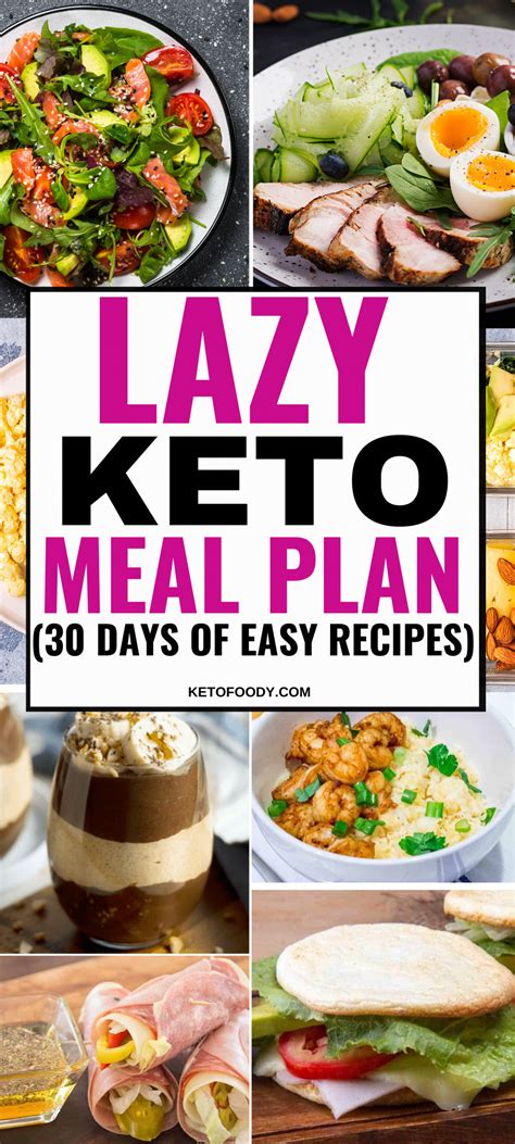 Lazy Keto Meal Plan For Beginners 30 Day Keto Meal Plan Ketofoody