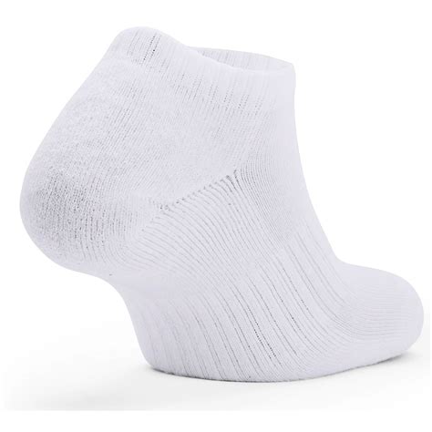 Under Armour Mens Core Ankle Sock 3 Pack White Golf City