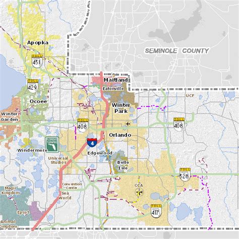 Orlando Zip Codes Map Of Central Florida, Florida Zip Code,, 50% OFF