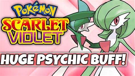 HUGE PSYCHIC TYPE BUFFS Pokemon Scarlet And Pokemon Violet YouTube