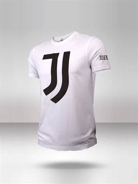 Buy Official Juventus Fc Men Classic Crest Signature White T Shirt