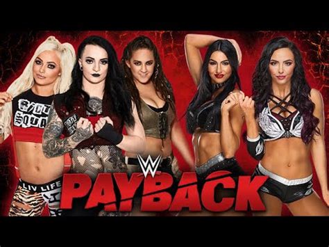 The Iiconics Peyton Royce Billie Kay Vs The Riott Squad Ruby