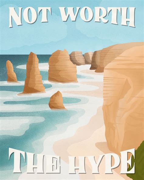 Artist Creates Funny Posters For National Parks Based On Bad Reviews