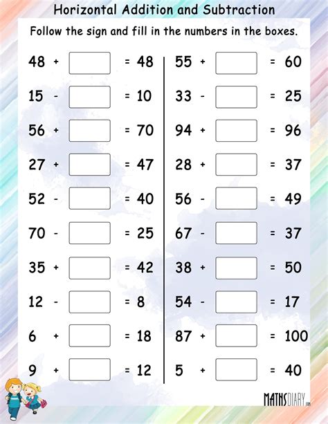 Subtraction Grade 2 Math Worksheets