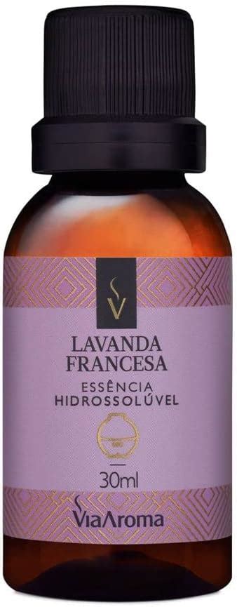 Essência Hidrossolúvel Lavanda Francesa Via Aroma 30ml Amazon