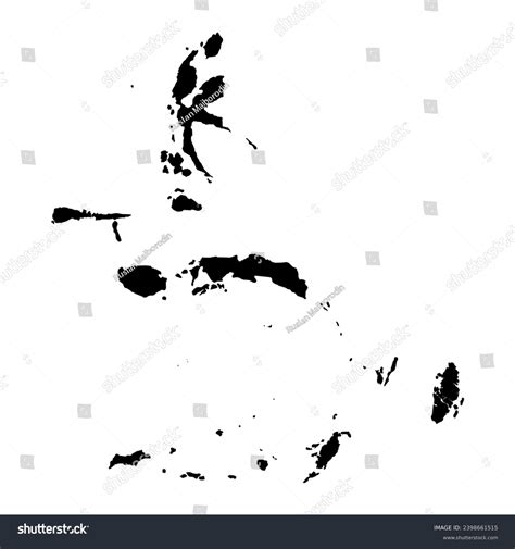 Maluku Islands Map Region Indonesia Vector Stock Vector (Royalty Free ...