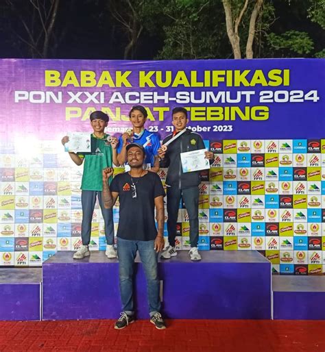 Panjat Tebing Juara Umum BK PON Koni Jawa Timur