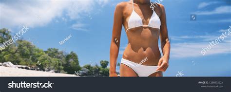 Sexy Bikini Body Sun Tanned Skin Stock Photo 1298902621 Shutterstock