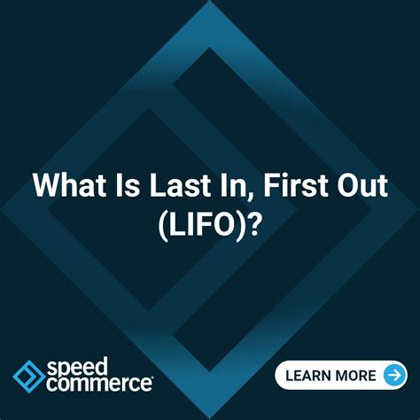 What Is Last In First Out Lifo Last In First Out Lifo Definition