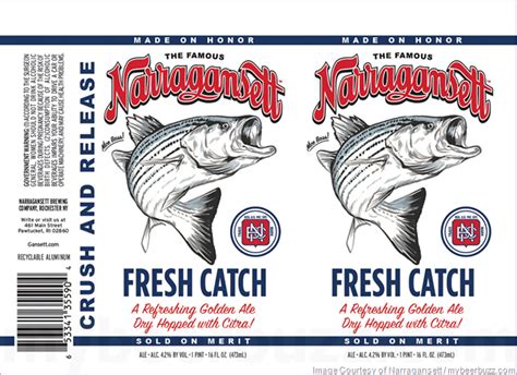 Narragansett Adding Fresh Catch Blonde Ale Festr Bringing Good Beers And Good