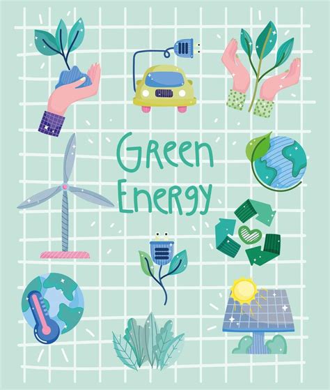 Green Energy Poster 2491601 Vector Art At Vecteezy