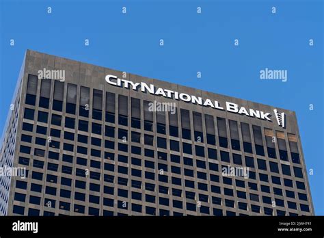 Los Angeles California Usa July 5 2022 The City National Bank