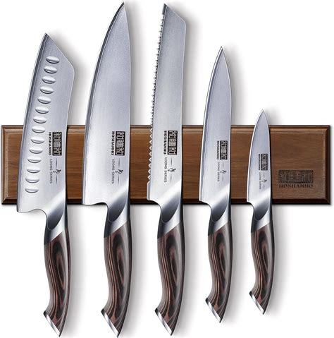 Amazon Hoshanho Knife Set With Magnetic Knife Holder Pieces