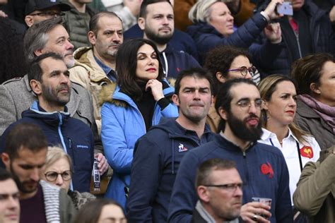 Photo Helena Noguerra Dans Les Tribunes Lors Du Match Du Tournoi Des