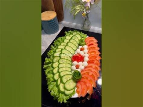 Простая овощная нарезка🥒🥗🍅 - YouTube