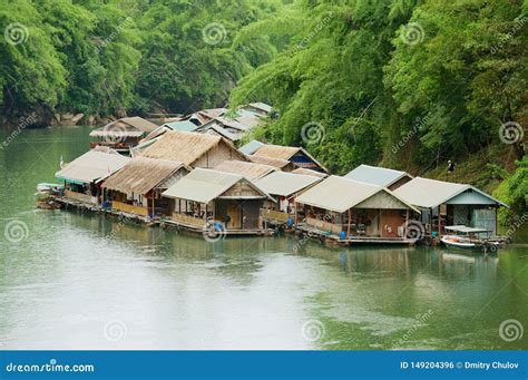 Thai Houses Along Khlong Rob Krung Canal In Bangkok Editorial Image ...