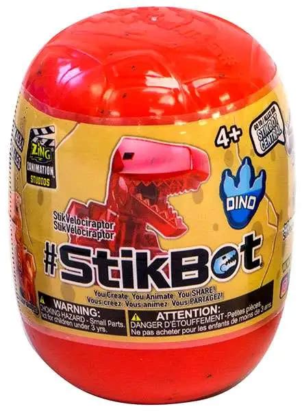 Stikbot Stikbot Dino Mystery Pack RANDOM Color Egg Zing - ToyWiz