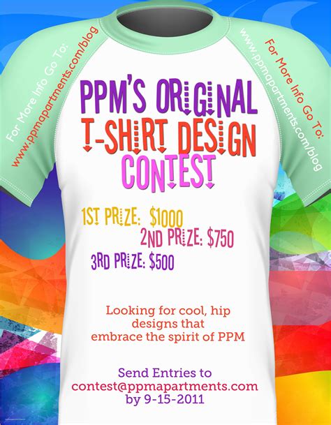 T Shirt Design Contest Template