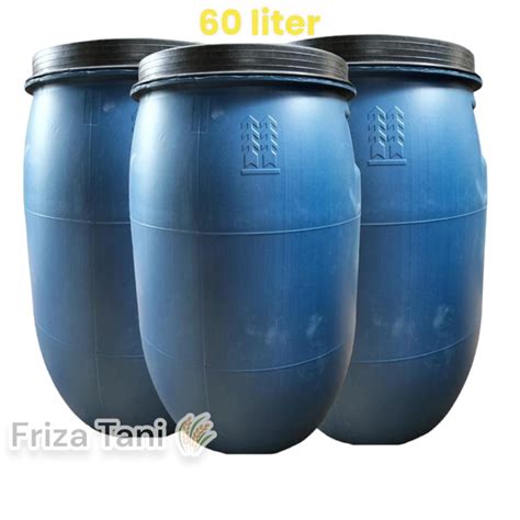 Jual Tong Air Biru Tong 60 Liter Komposter Biru Tempat Sampah