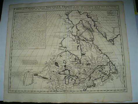 Carte Du Canada ou de la Nouvelle France, & Des Decouvertes, anno 1719 ...