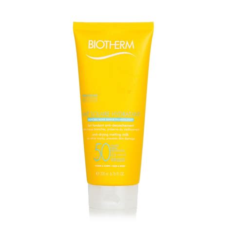 Biotherm Lait Solaire Hydratant Anti Drying Melting Milk Spf 50 For