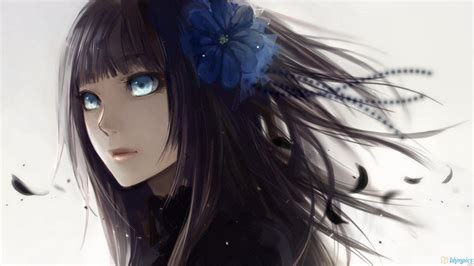 Anime Girl Black Hair Wallpapers - Top Free Anime Girl Black Hair ...