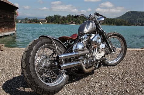 Hell Kustom : Harley Davidson Panhead 1954 By Bobber FL Motorcycles