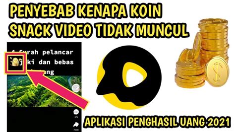 Cara Mengatasi Koin Snack Video Tidak Muncul YouTube