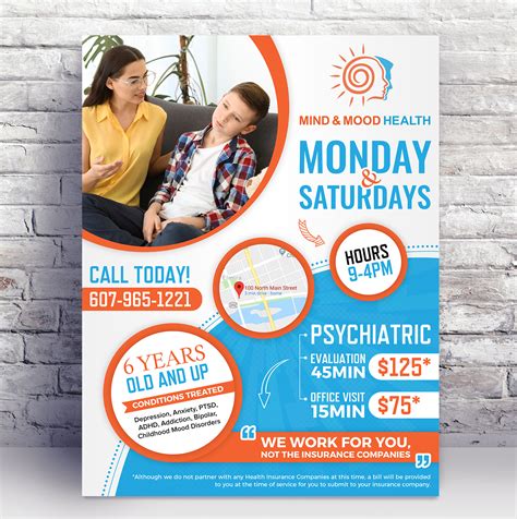 Serious Professional Doctor Flyer Design For Psi Psychiatry By Sai Designs Design 21450987