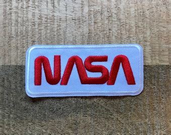 Nasa Logo Astronaut Patch Embroidered Sew On Iron On Patch Badge Diy