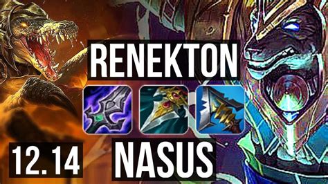 Renekton Vs Nasus Top Solo Kills Legendary Games