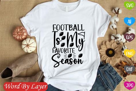 Football Is My Favorite Season Svg Graphic By BB Type Studios