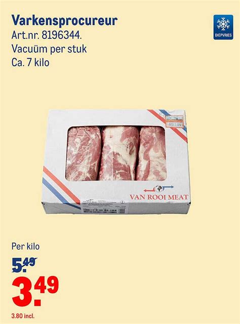 Varkensprocureur Aanbieding Bij Makro Folders Nl