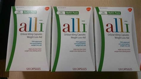 Alli Orlistat Weight Loss Aid Refill Pack Capsules 120ct - WeightLossLook