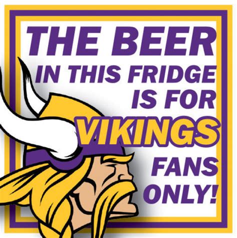 Minnesota Vikings Beer Refrigerator Magnet Tool Box Locker Christmas Gag T Ebay