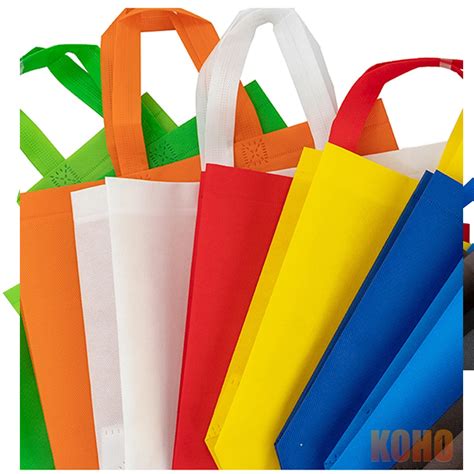 Promotional Customized Eco Friendly Grocery D Cut Non Woven Bags