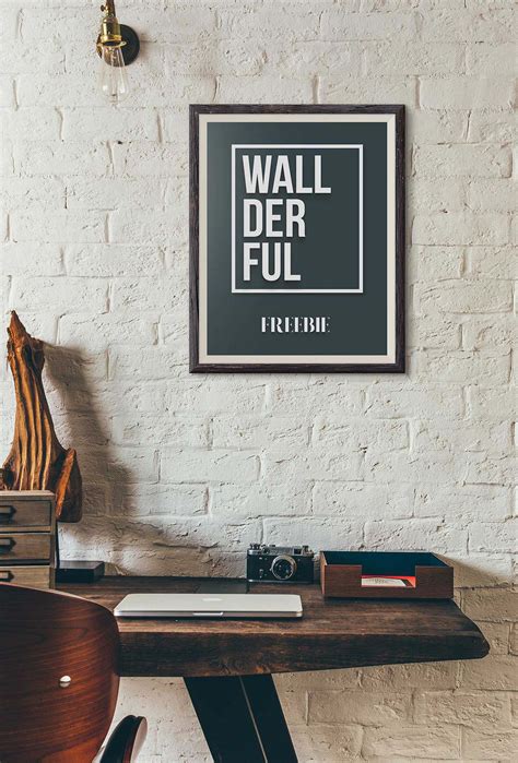 Free Wallderful Frame Mockups Psd